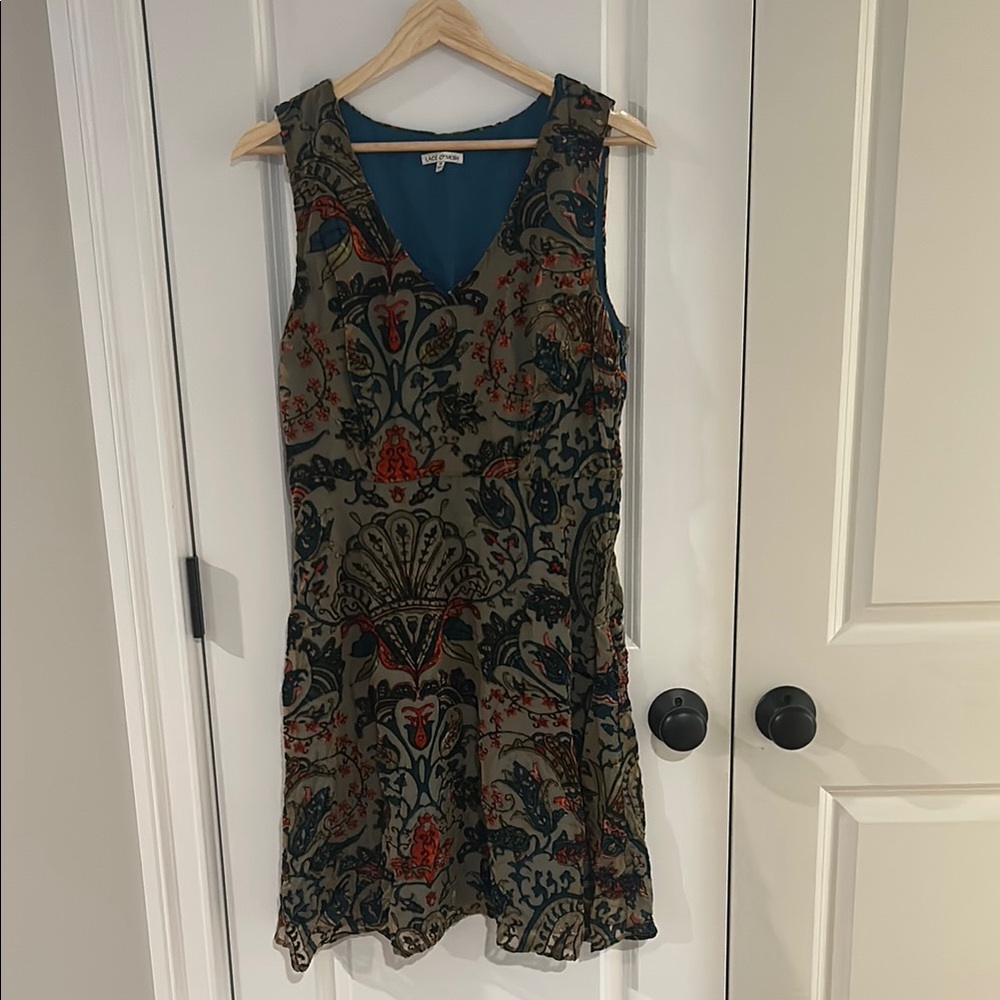 Lucca Couture Multicolor Patterned Mini Dress